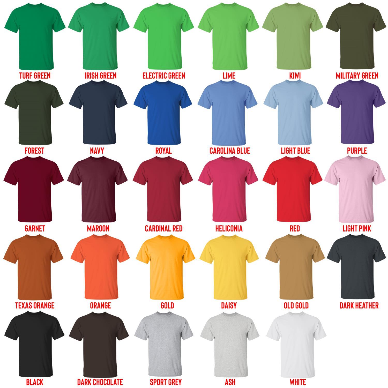 t shirt color chart - Night in the Woods Store