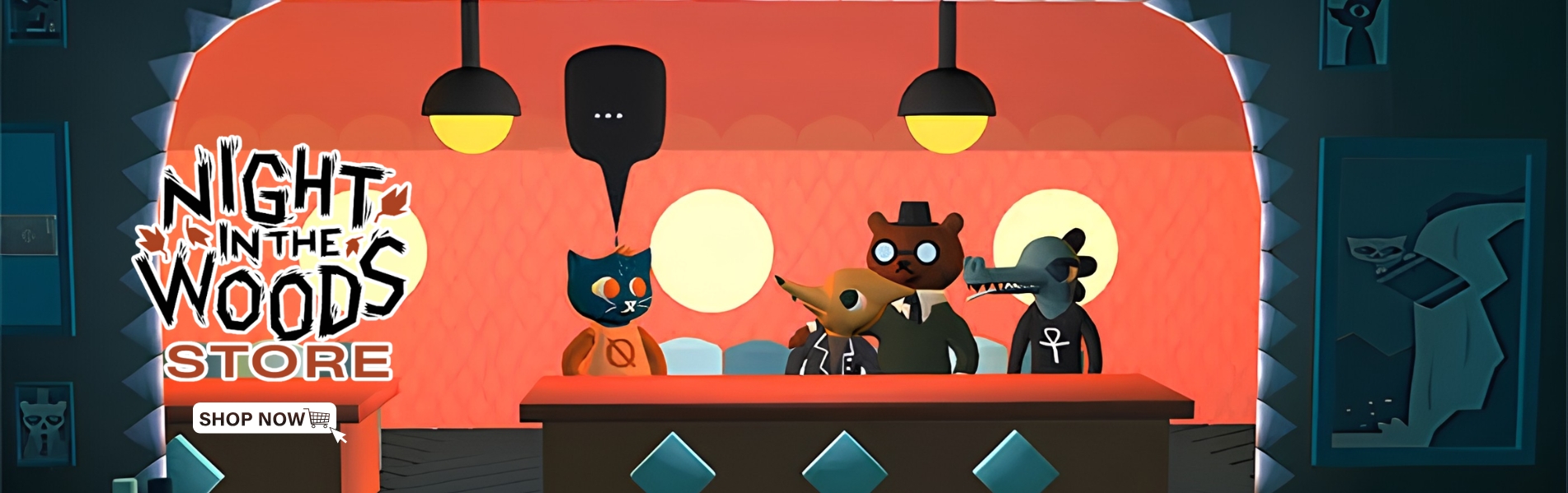 Night in the Woods Store Banner - Night in the Woods Store