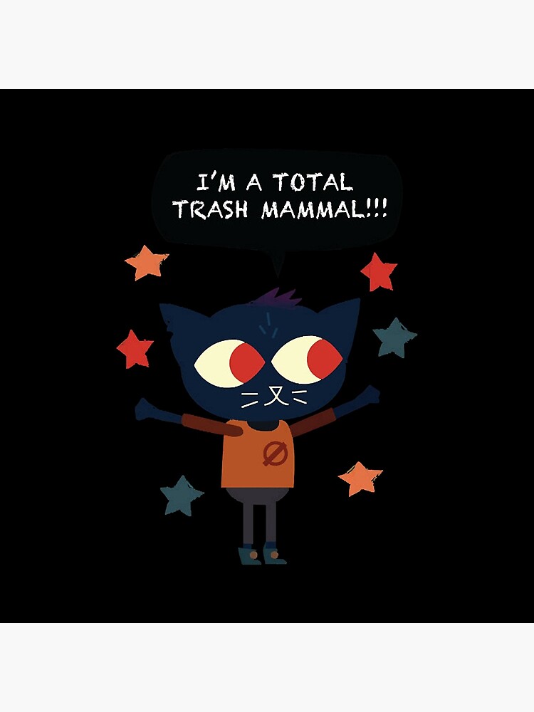 Mae Trash Mammal Night In The Woods Throw Pillow - Image 2