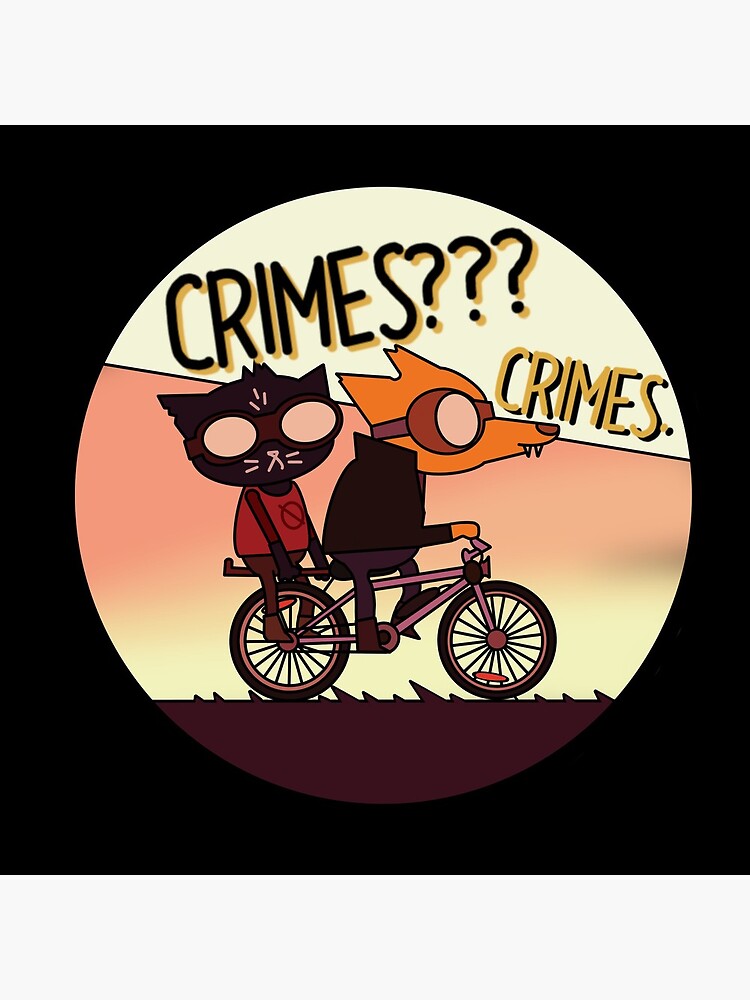 Night In The Woods Gregg And Mae Crimes Throw Pillow - Image 2
