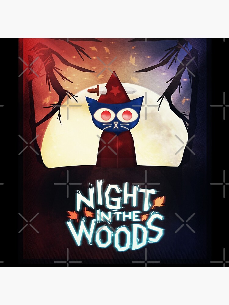Night Woods Mae Vintage Design Throw Pillow - Image 2