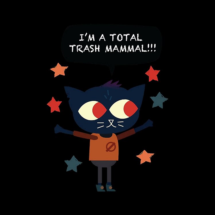 Mae Trash Mammal Night In The Woods Tote Bag - Image 2