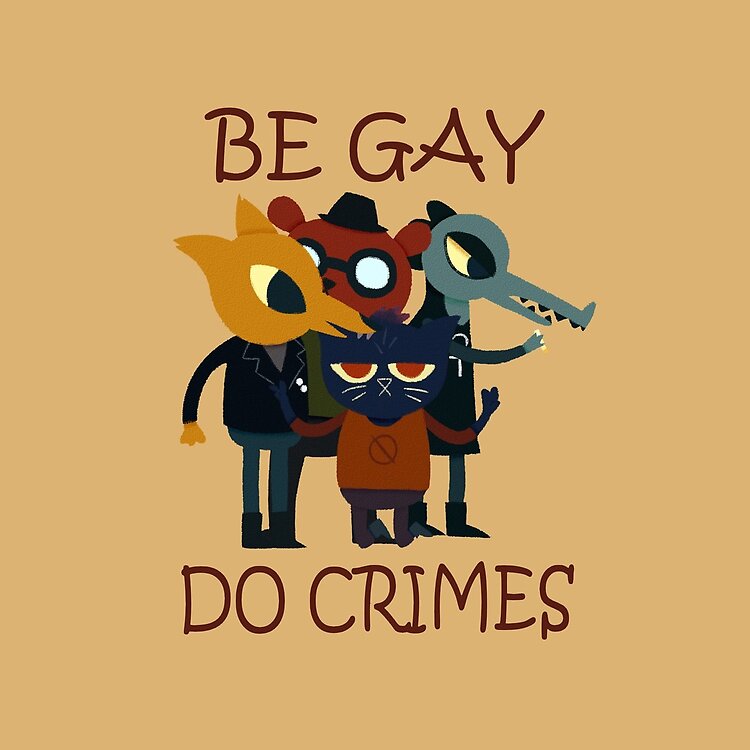 Night In Thhe Woods Be Gay Do Crimes Tote Bag - Image 2