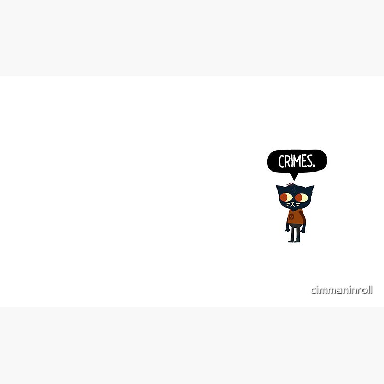Night In The Woods Crimes Mae Quote Mug - Image 3