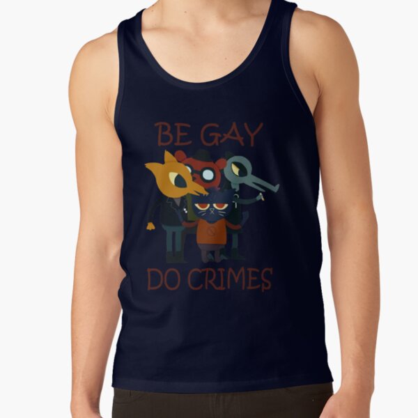 Night In Thhe Woods Be Gay Do Crimes Tank Top - Image 5