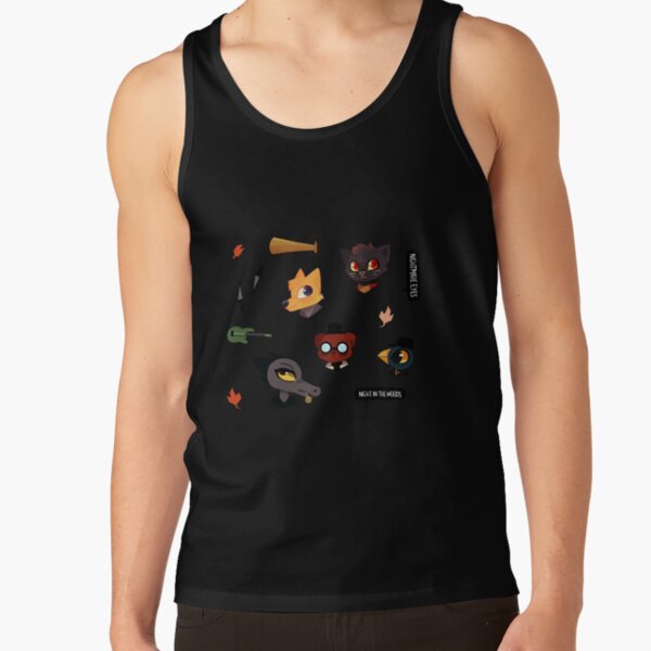 Night In The Woods Characters Sticker Tank Top - Image 2