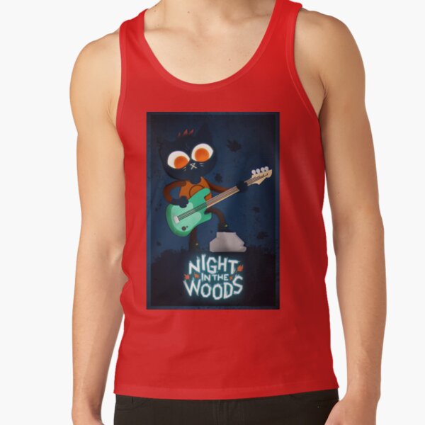 Night In The Woods Mae Play That Bass Tank Top - Image 4