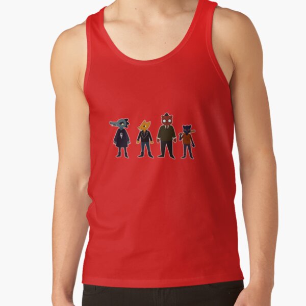 Night In The Woods Stickers Tank Top - Image 4