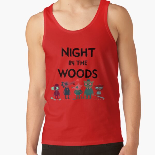 Hot Collection Night In Woods Black Text Tank Top - Image 4