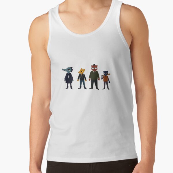 Night In The Woods Stickers Tank Top