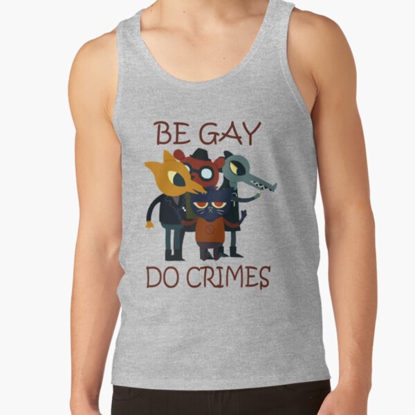 Night In Thhe Woods Be Gay Do Crimes Tank Top - Image 3