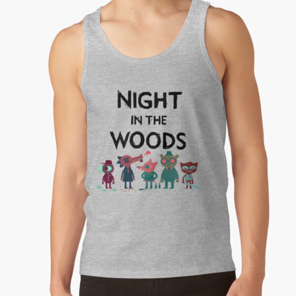 Hot Collection Night In Woods Black Text Tank Top - Image 3