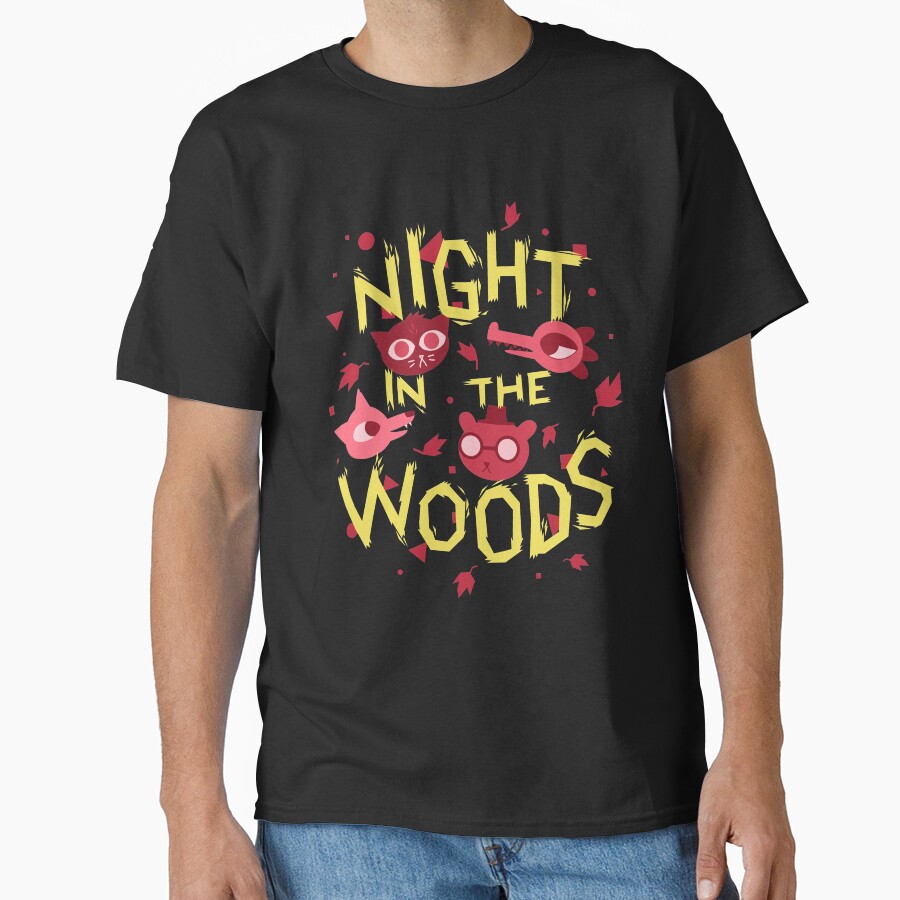 Night In The Woods All Characters Night Version T-shirt