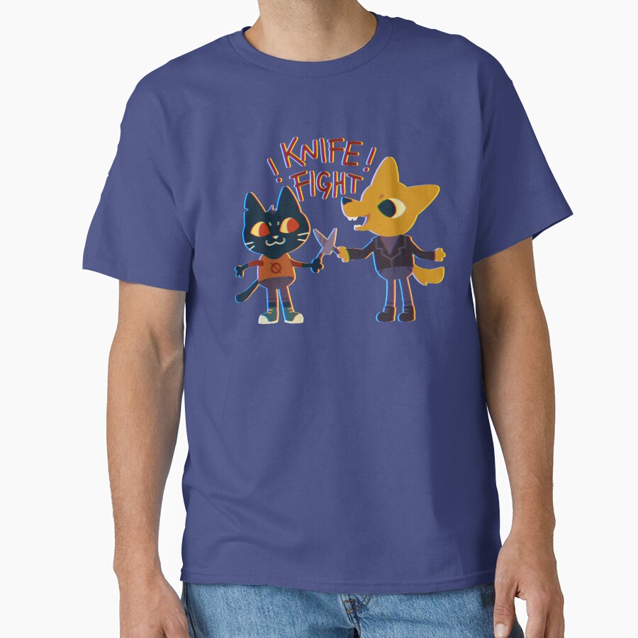 Night In The Woods Mae And Gregg Knife Fight T-shirt - Image 4