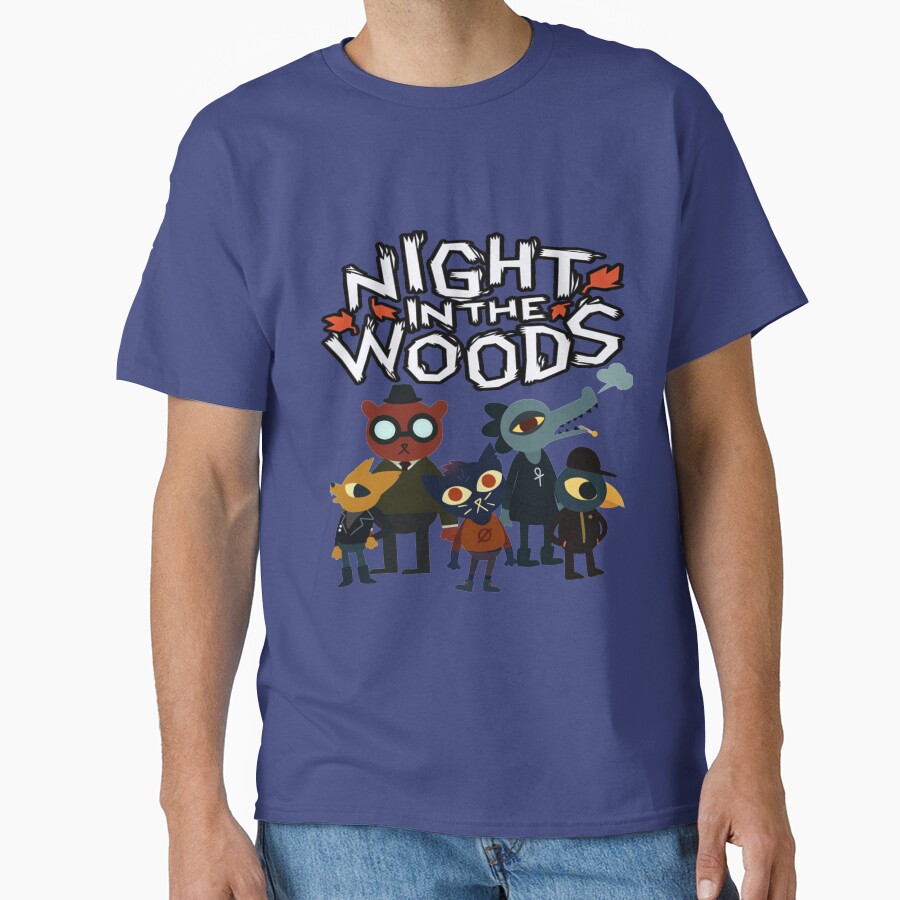 Video Game Night In The Woods Characters T-shirt - Image 4