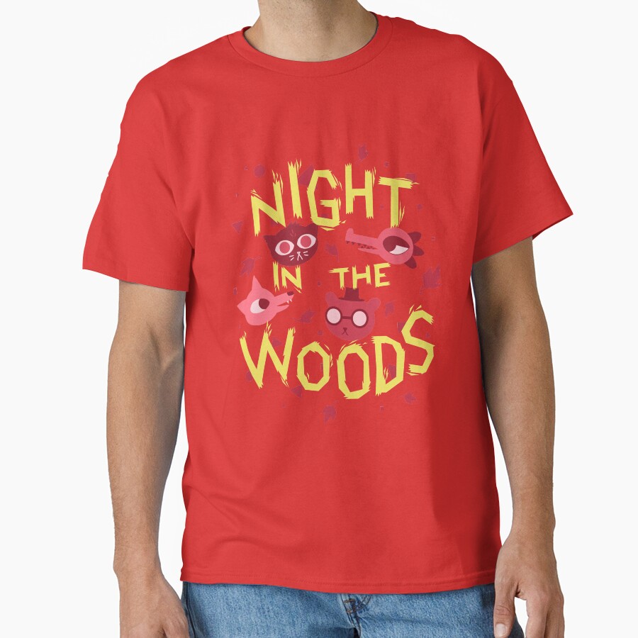 Night In The Woods All Characters Night Version T-shirt - Image 5