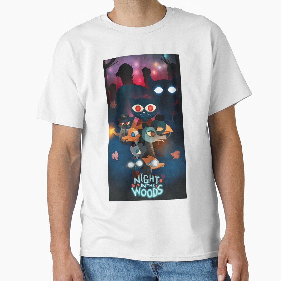 Night In The Woods Vintage Design T-shirt - Image 2