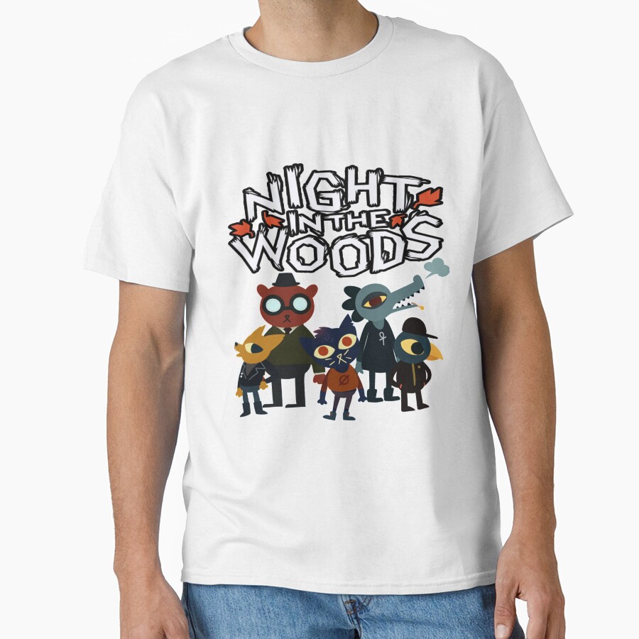 Video Game Night In The Woods Characters T-shirt