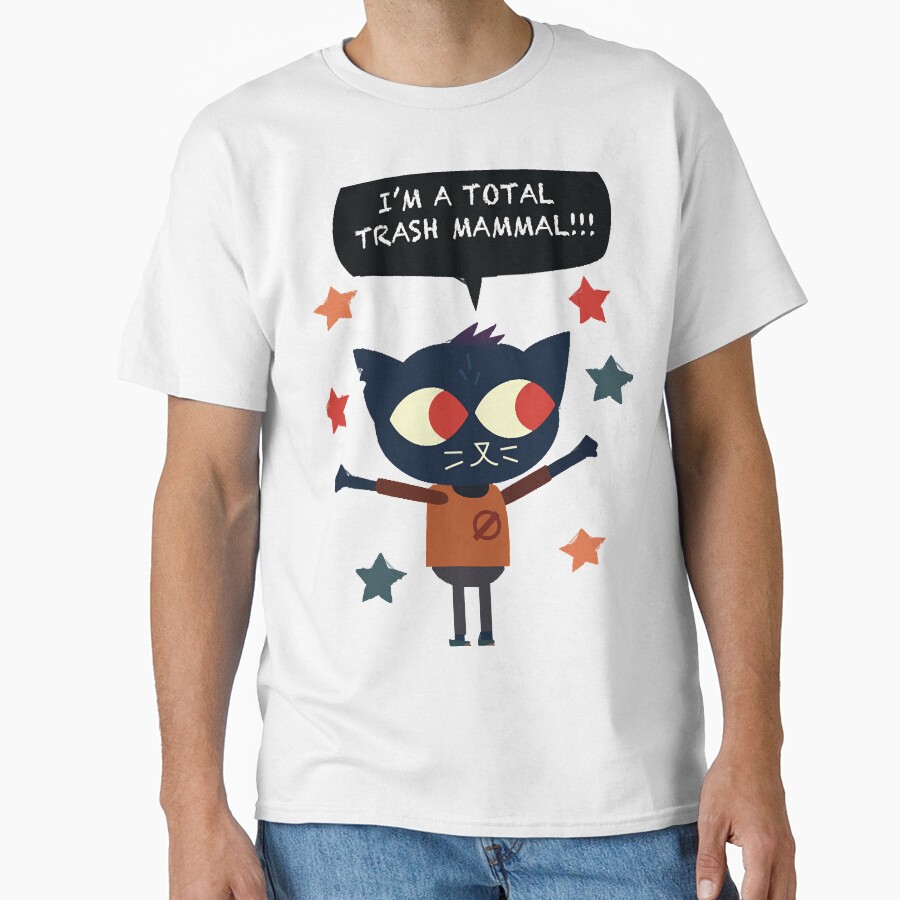 Mae Trash Mammal Night In The Woods T-shirt