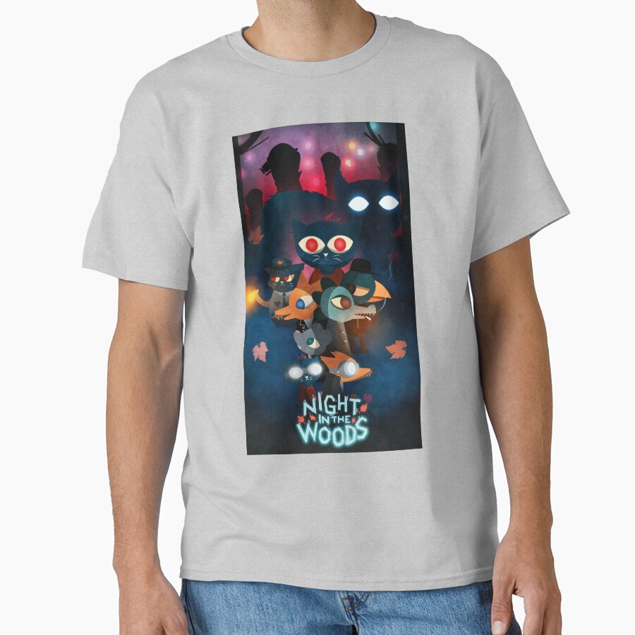 Night In The Woods Vintage Design T-shirt - Image 3
