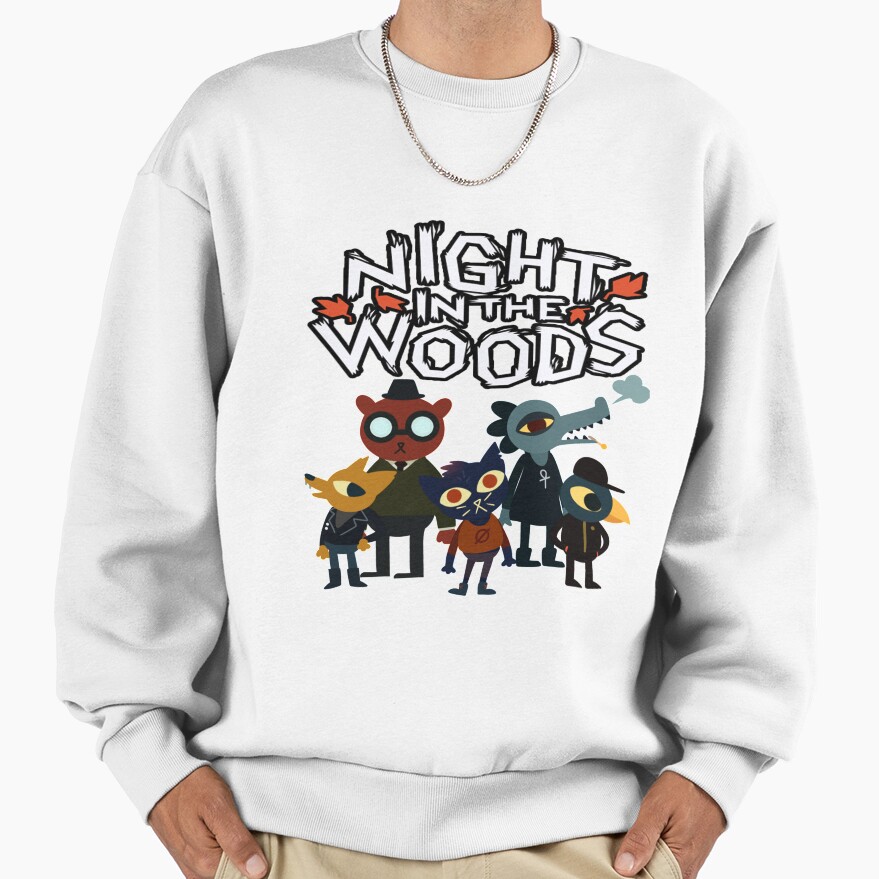 Video Game Night In The Woods Characters Sweatshirt