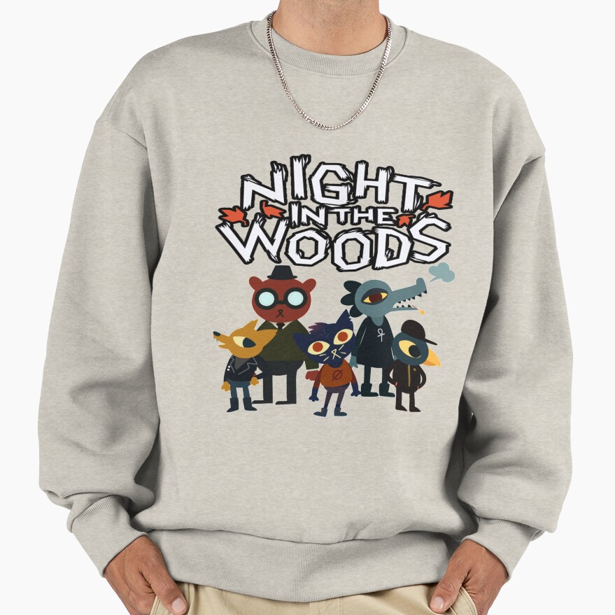 Video Game Night In The Woods Characters Sweatshirt - Image 3