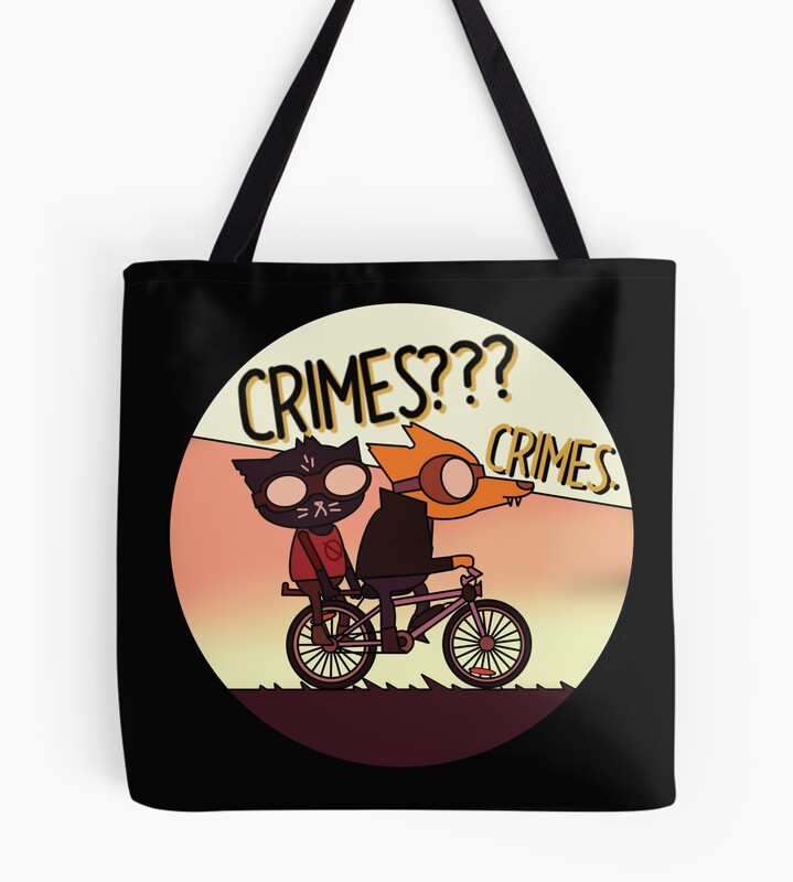 Night In The Woods Gregg And Mae Crimes Tote Bag