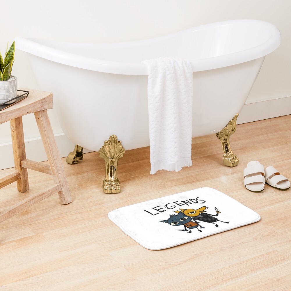 Night In The Woods Mae Drawing Legends Gregg Bath Mat - Image 2