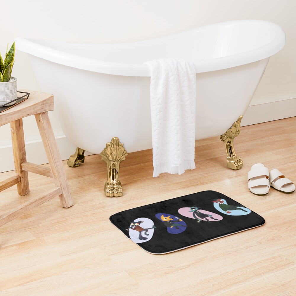 Night In The Woods Angus, Bea, Gregg, Mae Bath Mat - Image 2