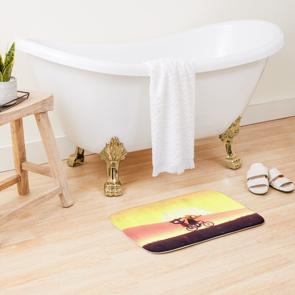 Night In The Woods Cycles Retro Bath Mat - Image 2