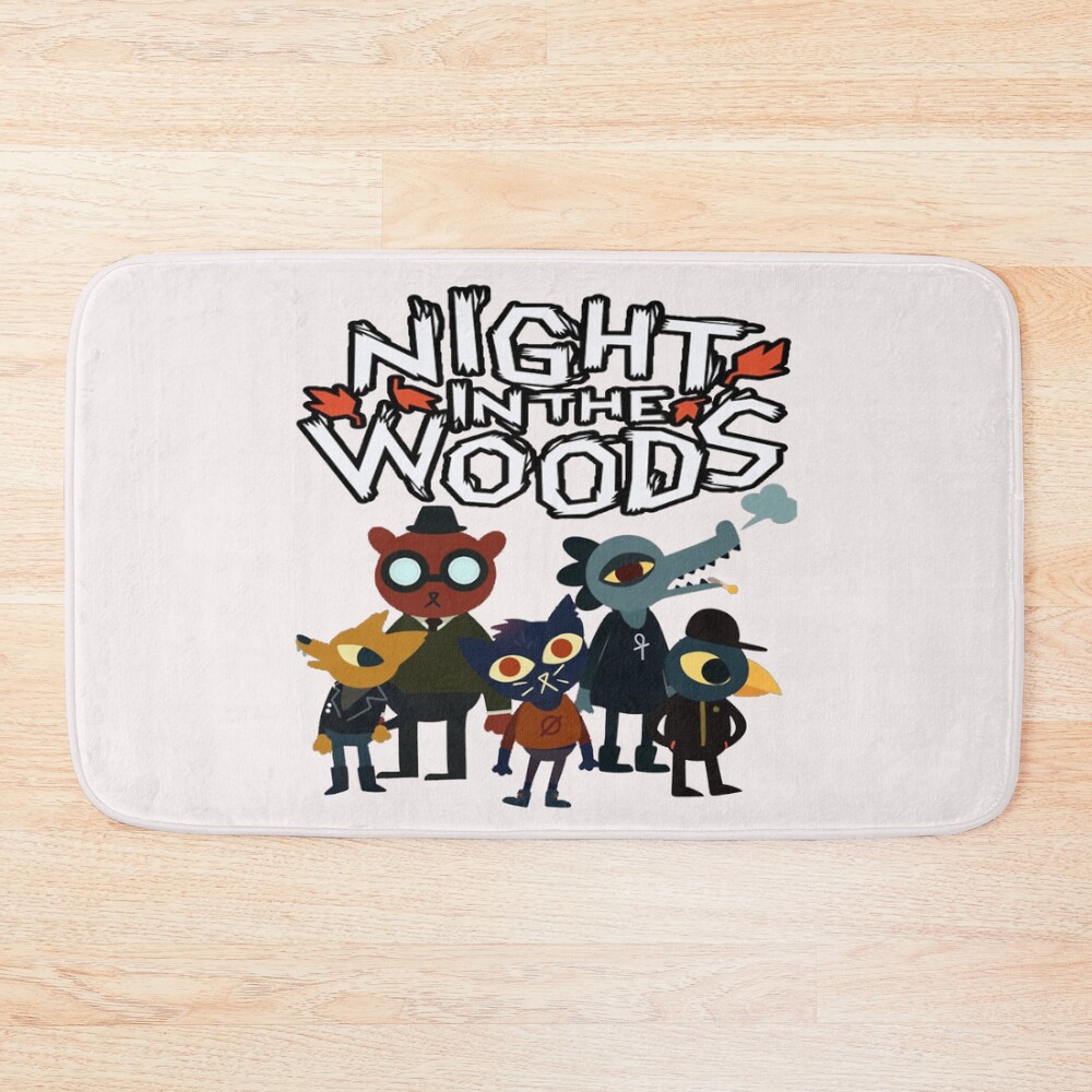 New Collection Night In The Woods Funny Bath Mat