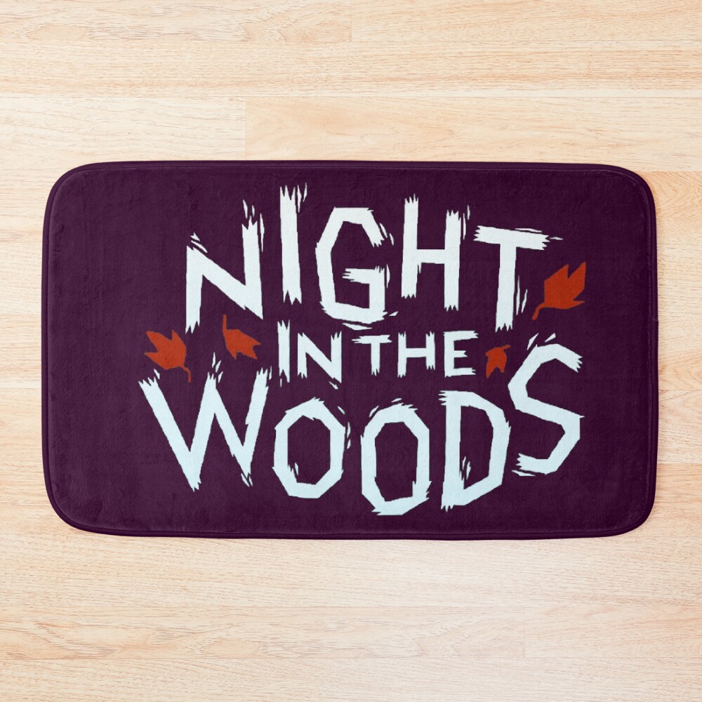 Night In The Woods Logo Bassic Design Bath Mat