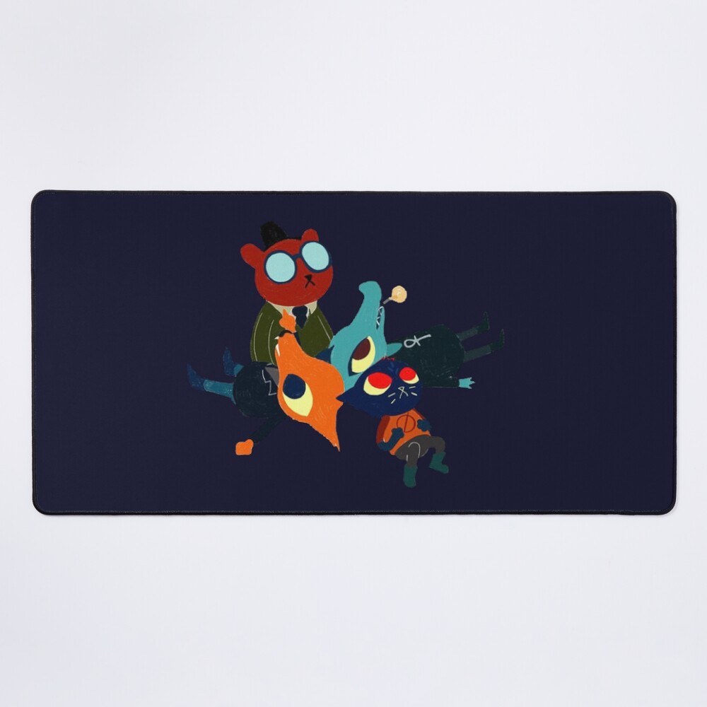 Friends Night In The Woods Hand Drawn Mouse Pad
