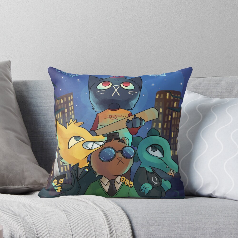 Night In The Woods The Constellations Throw Pillow