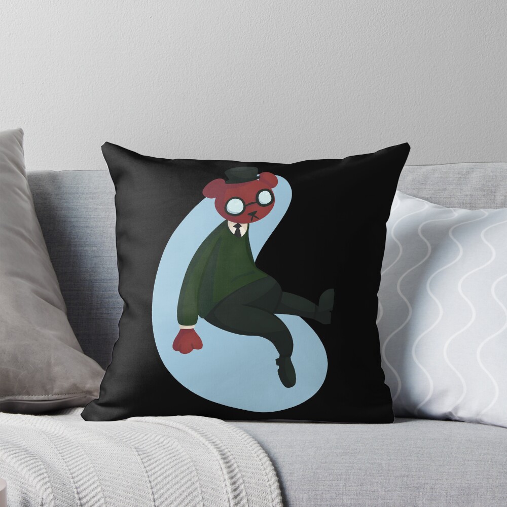 New Collection Angus Night In The Woods Throw Pillow