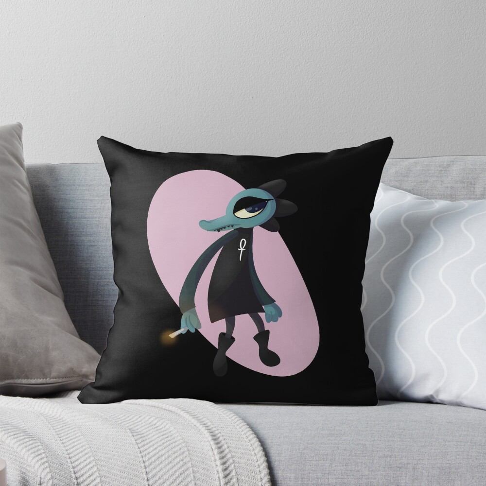 Hot Item Bea Night In The Woods Throw Pillow