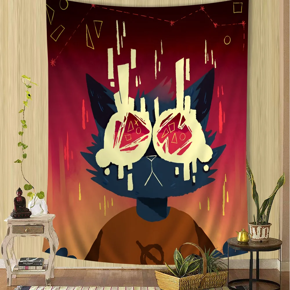 Night in the Woods Gregg Lee Character Tapestry
