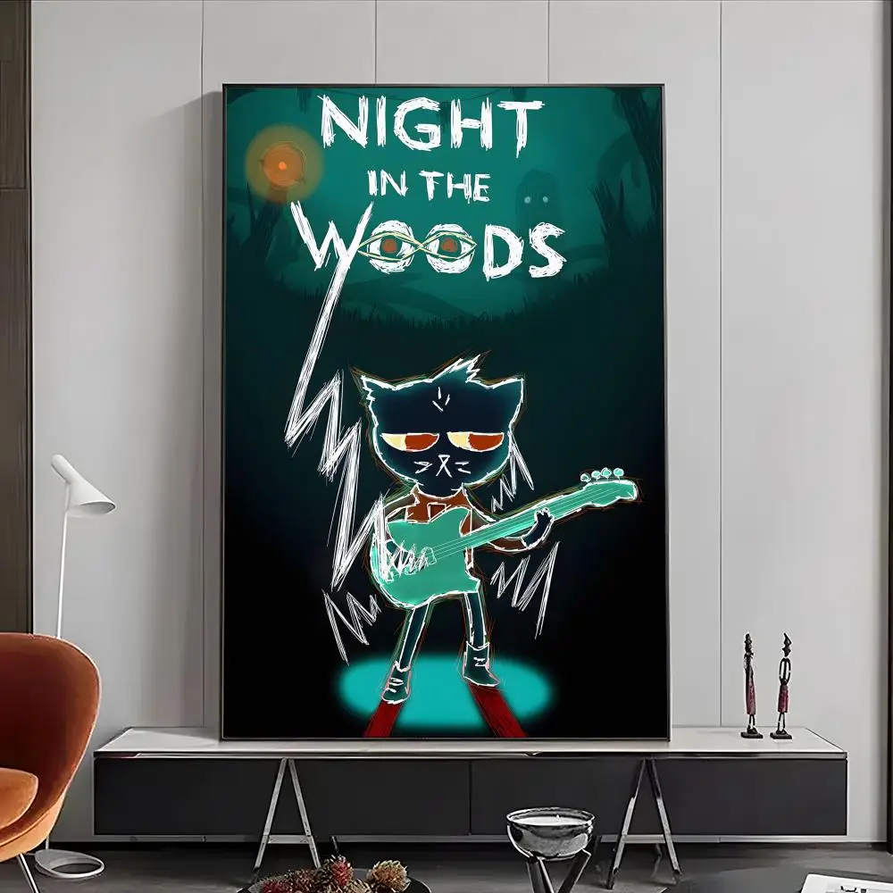 Night in the Woods Mae Borowski Forest Wall Art