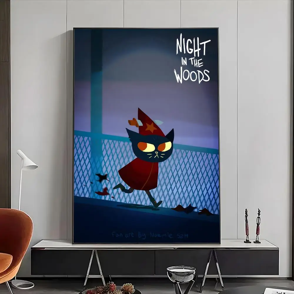 Adventure Game Night in the Woods Wall Art