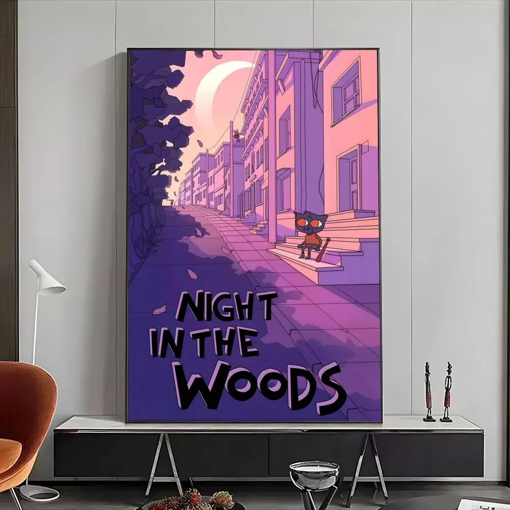 Night in the Woods Mae Borowski Logo Poster Wall Art